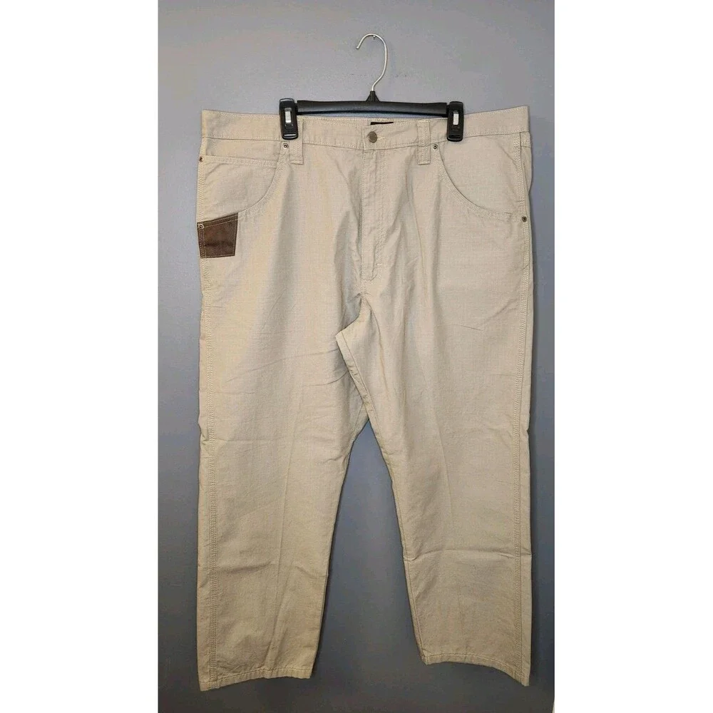 NWT Wrangler Workwear Technician Pants Men's 42x30 Brown‎ Relaxed Fit Straight